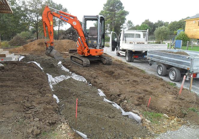 stabilisation d'allée à arzal