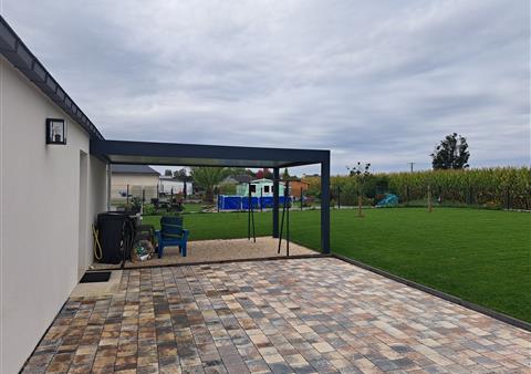 muzillac cour pavé et carport
